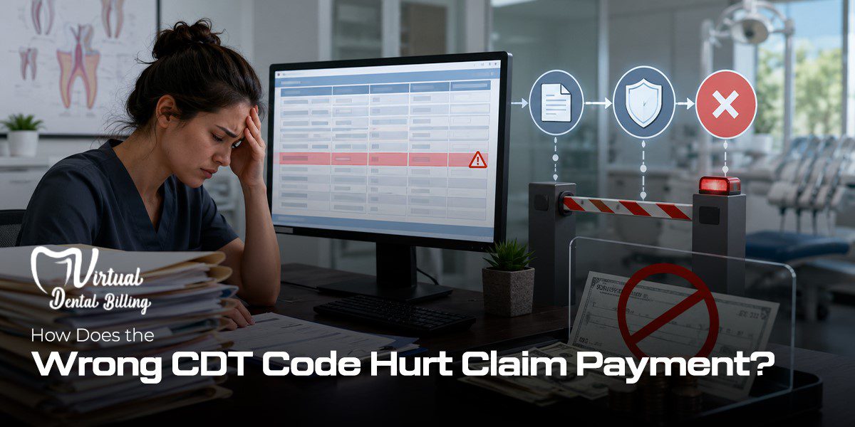 How Does the Wrong CDT Code Hurt Claim Payment