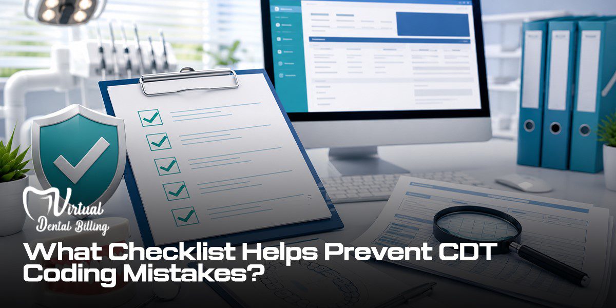 What Checklist Helps Prevent CDT Coding Mistakes
