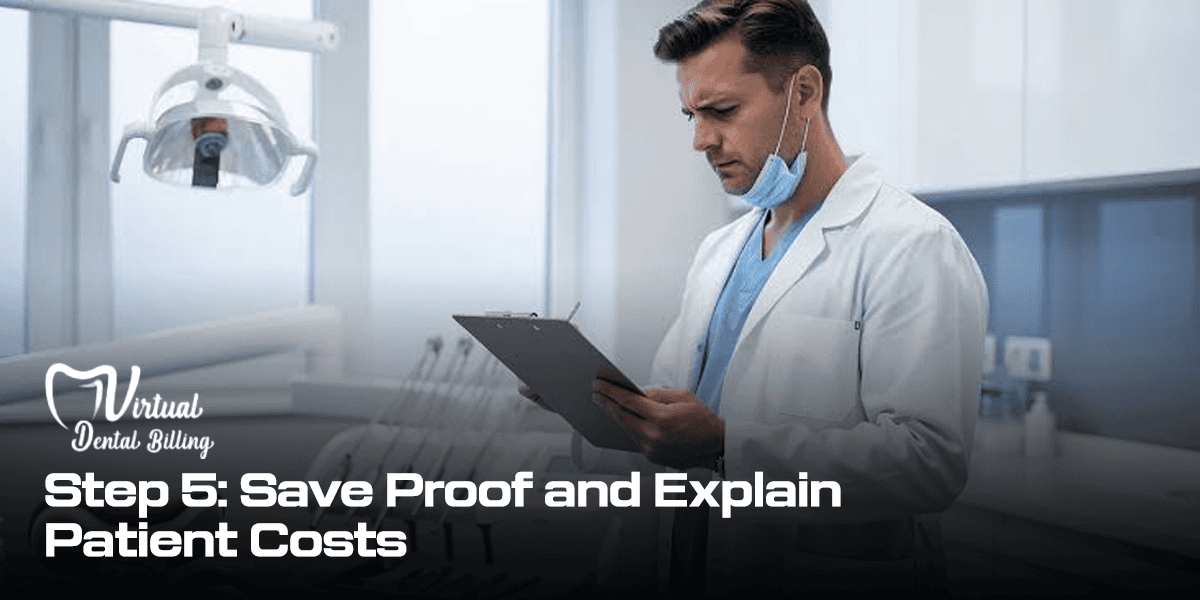 Save Proof and Explain Patient Costs