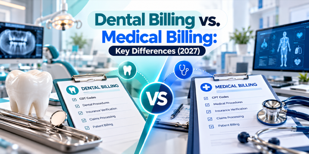 Dental Billing vs. Medical Billing: Key Differences (2027)